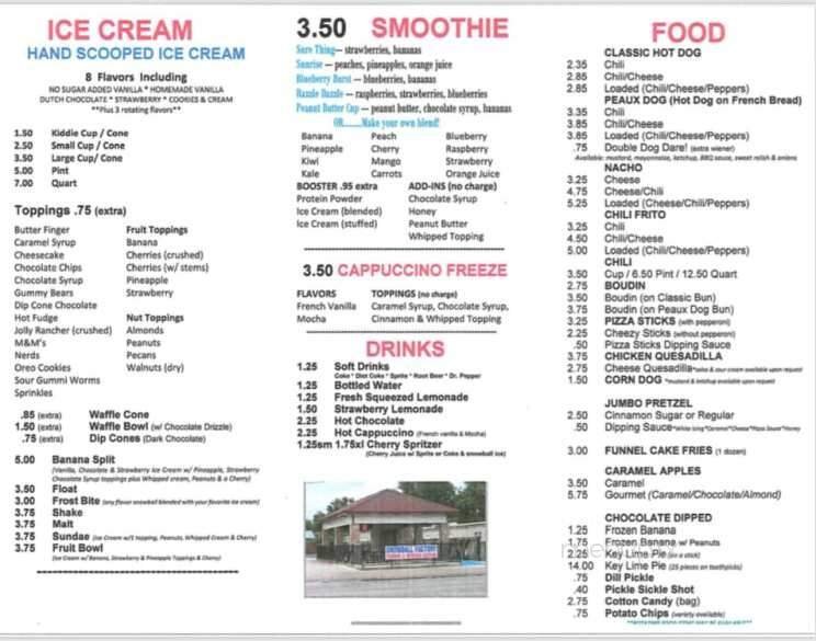 Menu page 2