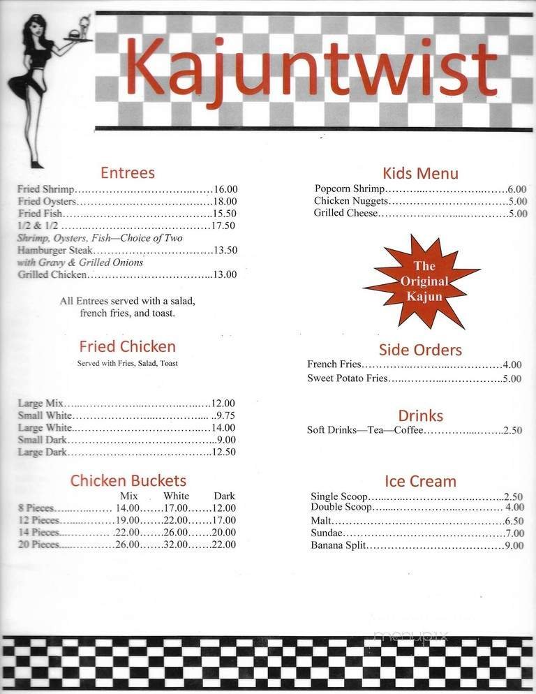 Menu page 1
