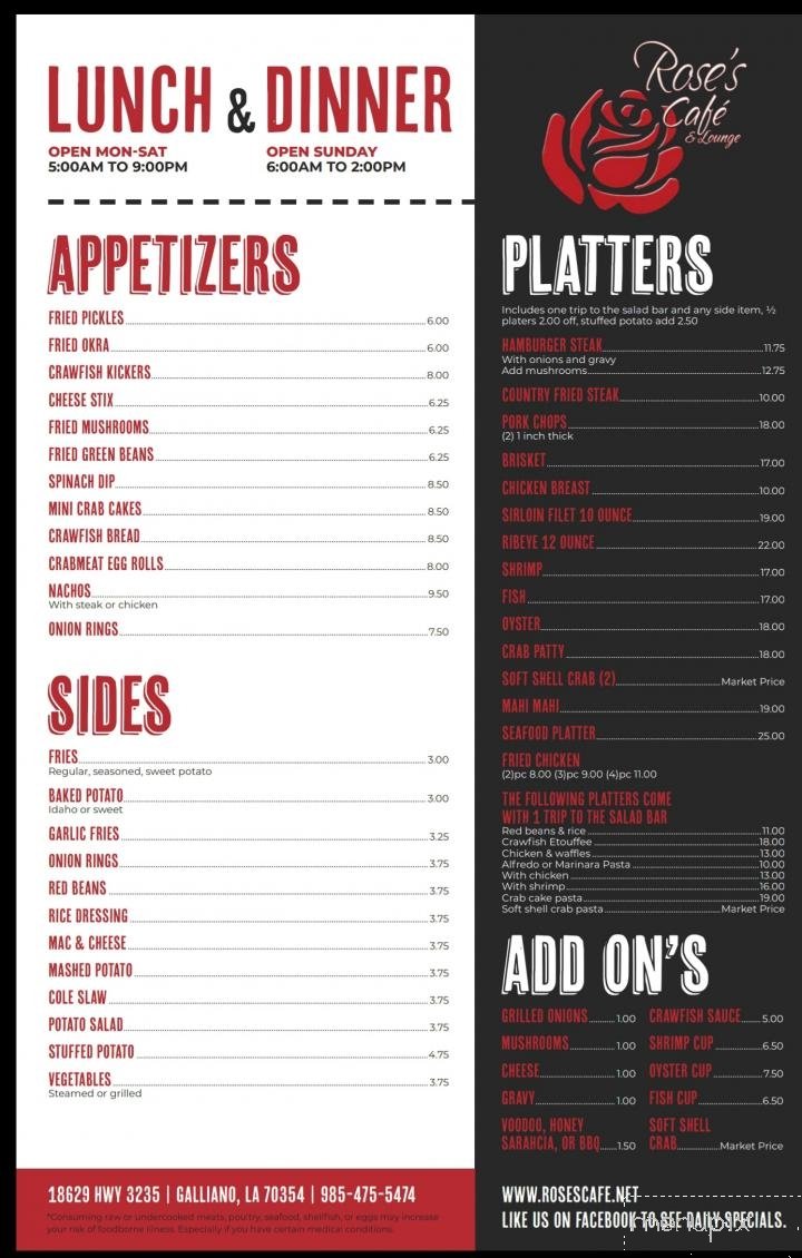 Menu page 2