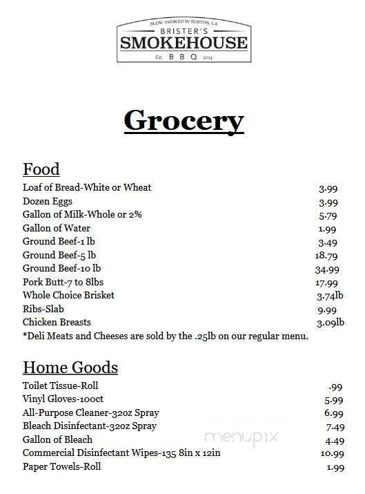 Menu page 1