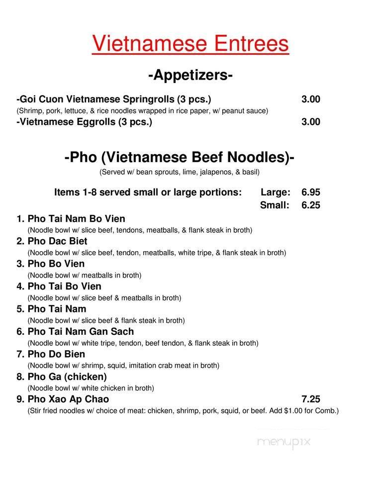Menu page 3
