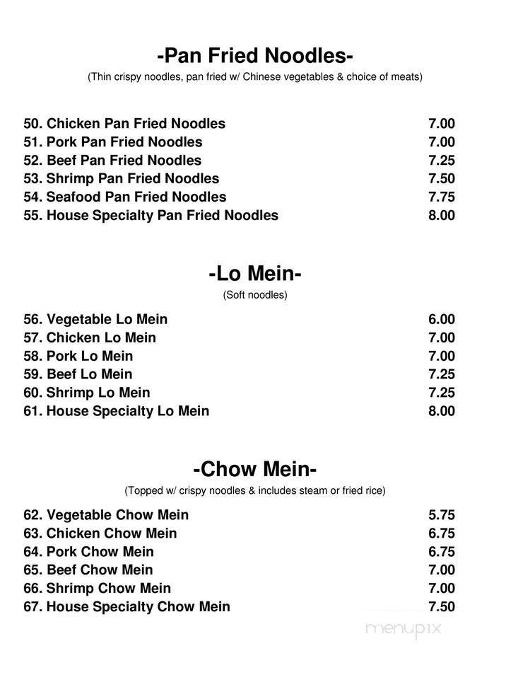 Menu page 8