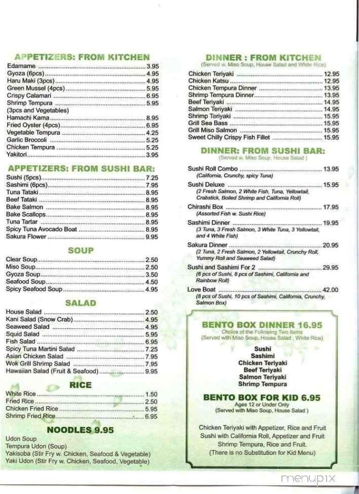 Menu page 2