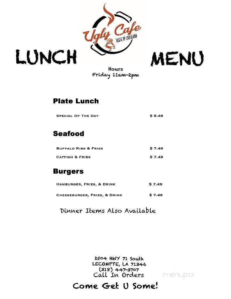 Menu page 2
