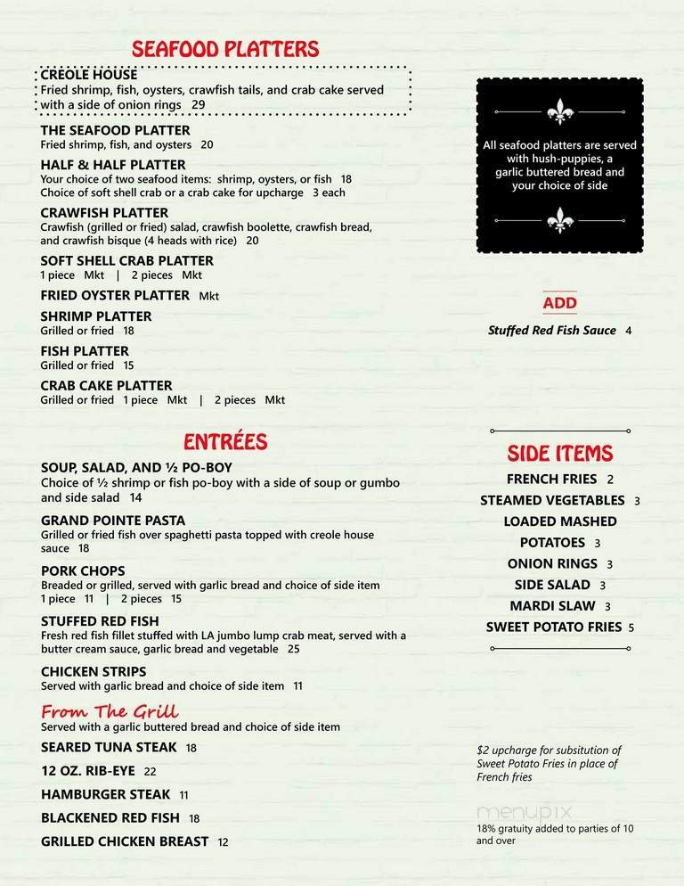 Menu page 2