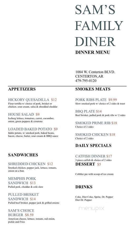Menu page 2