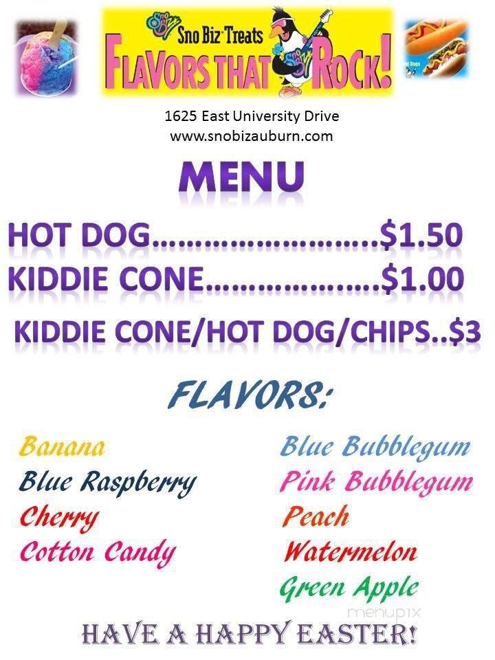 Menu page 2