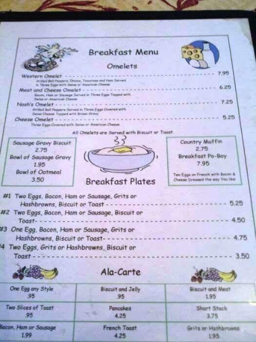 Menu page 2