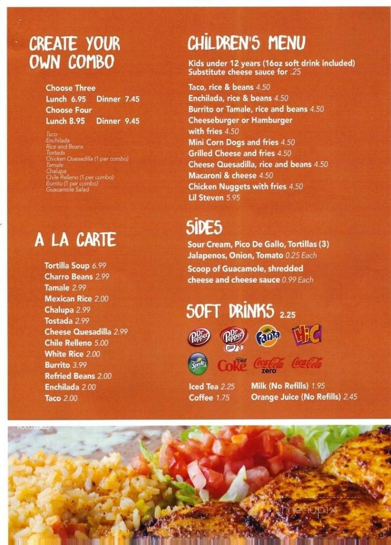 Menu page 5