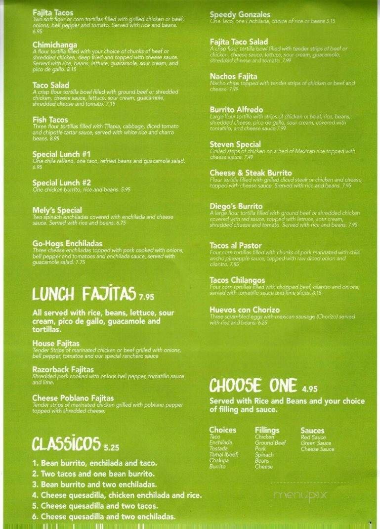 Menu page 6