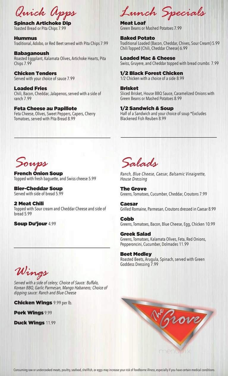 Menu page 2
