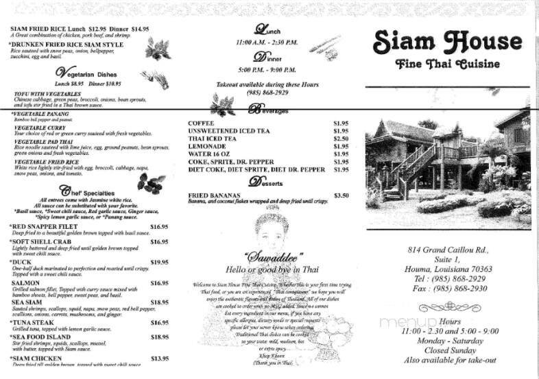 Menu page 1