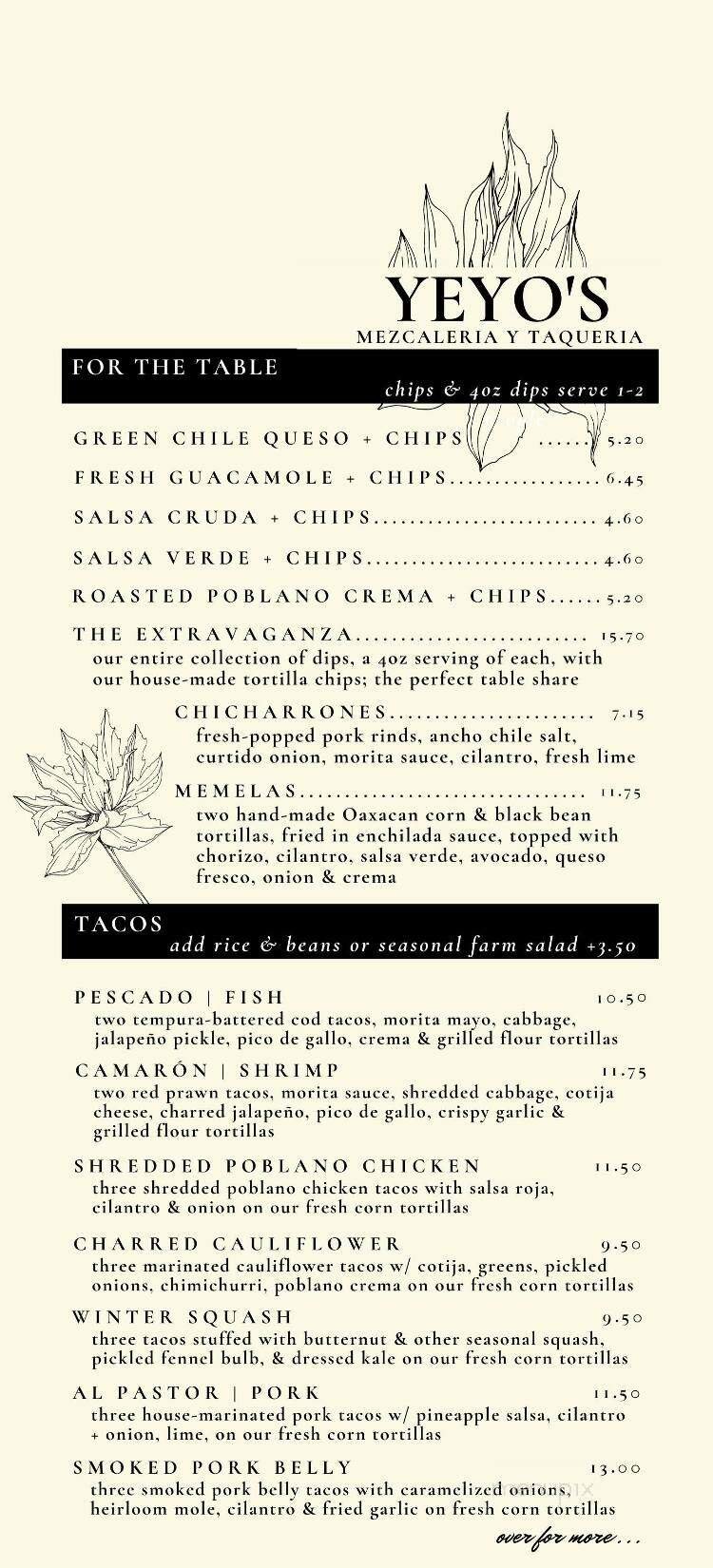 Menu page 2