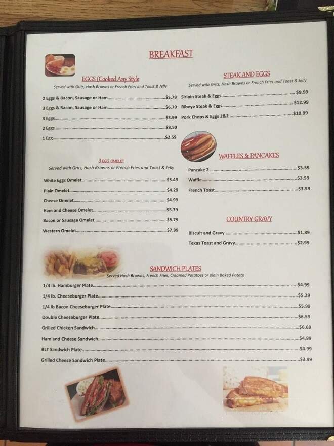 Menu page 2