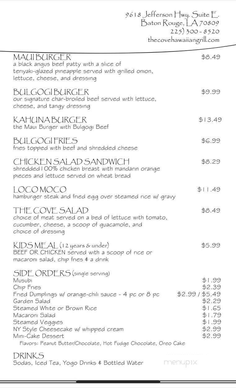 Menu page 2
