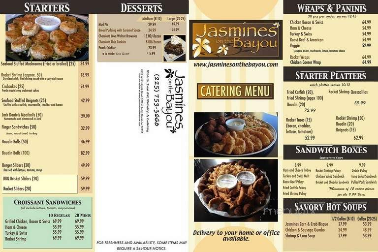 Menu page 1