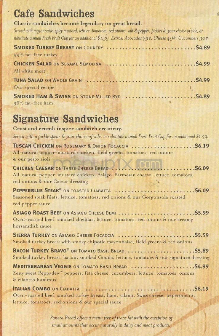 Menu page 2