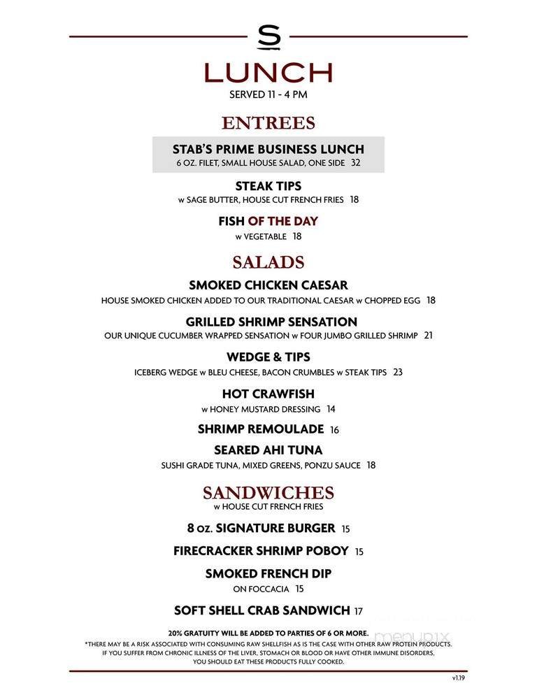 Menu page 2