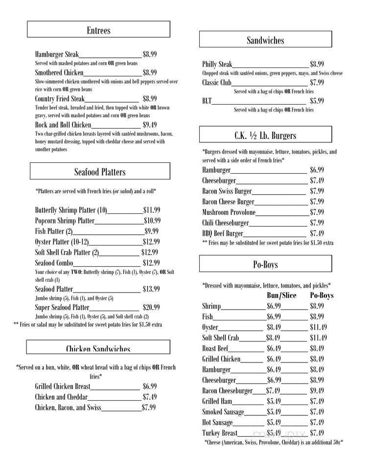 Menu page 2