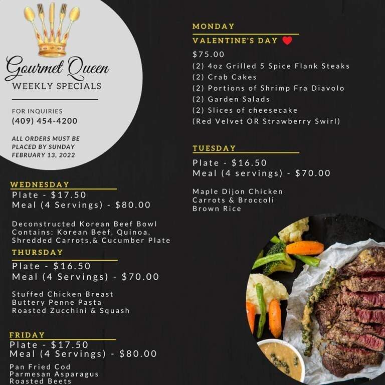 Menu page 1
