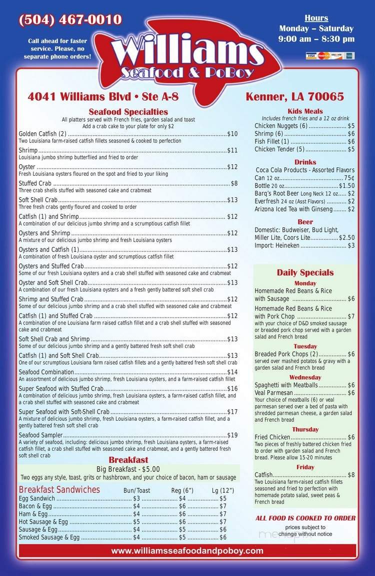 Menu page 2