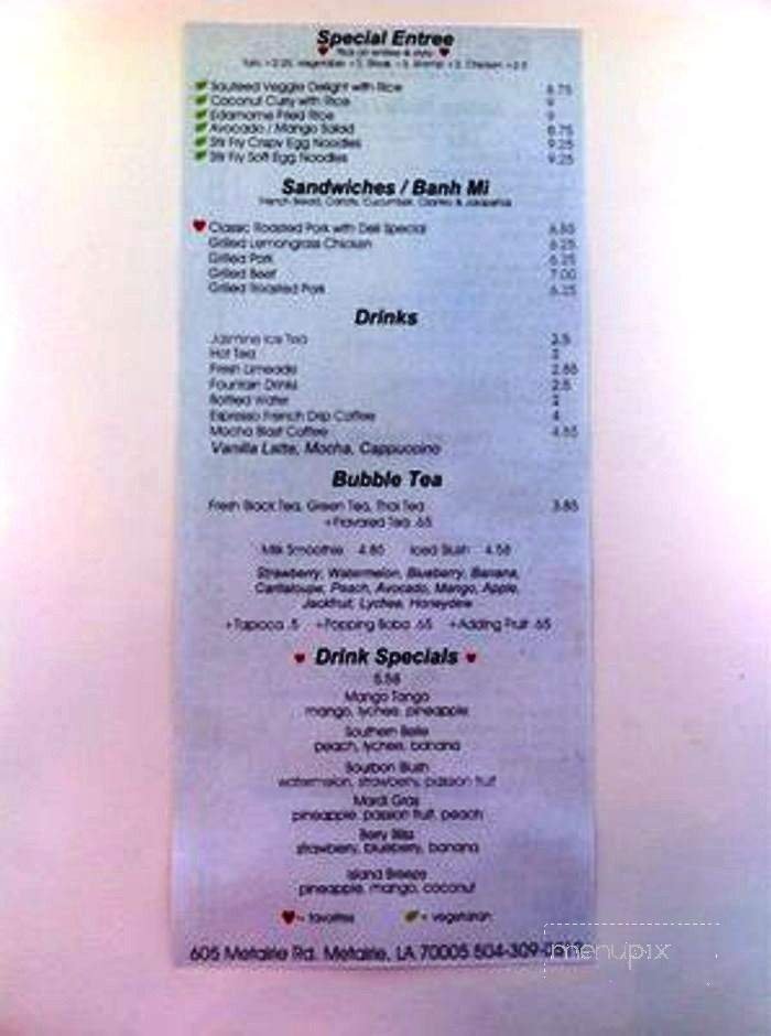 Menu page 2