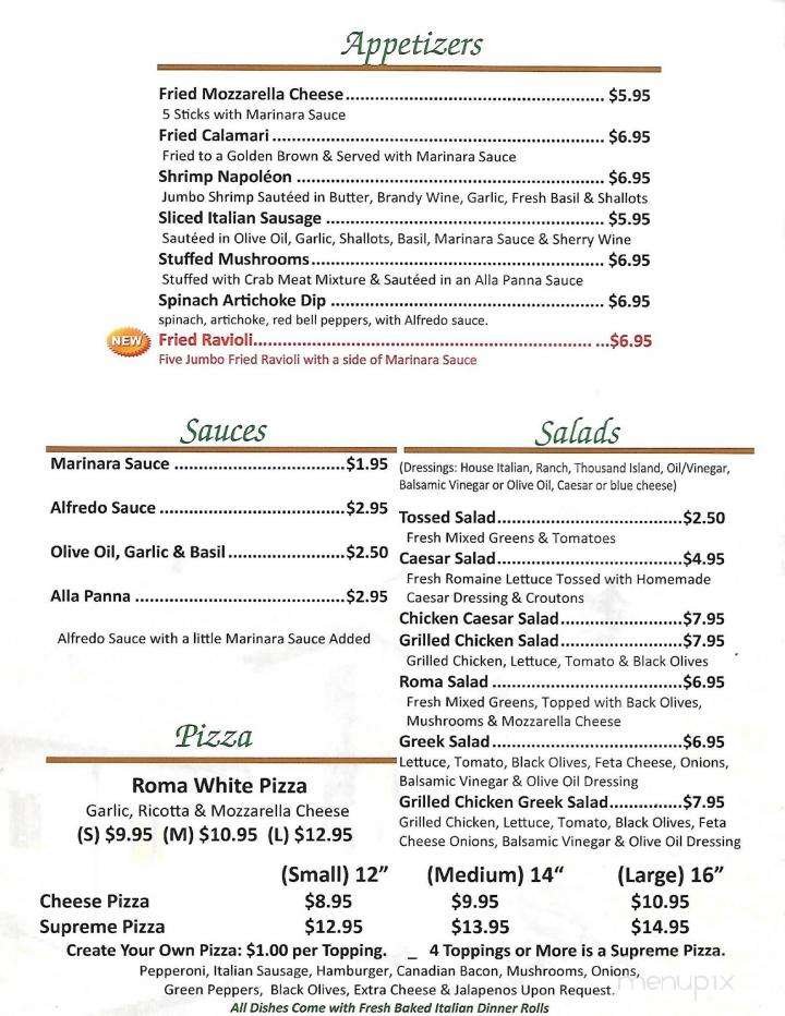Menu page 3