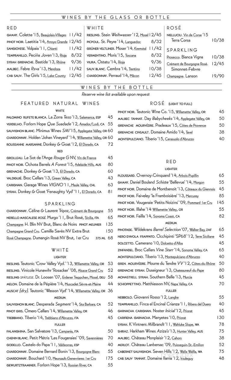 Menu page 2