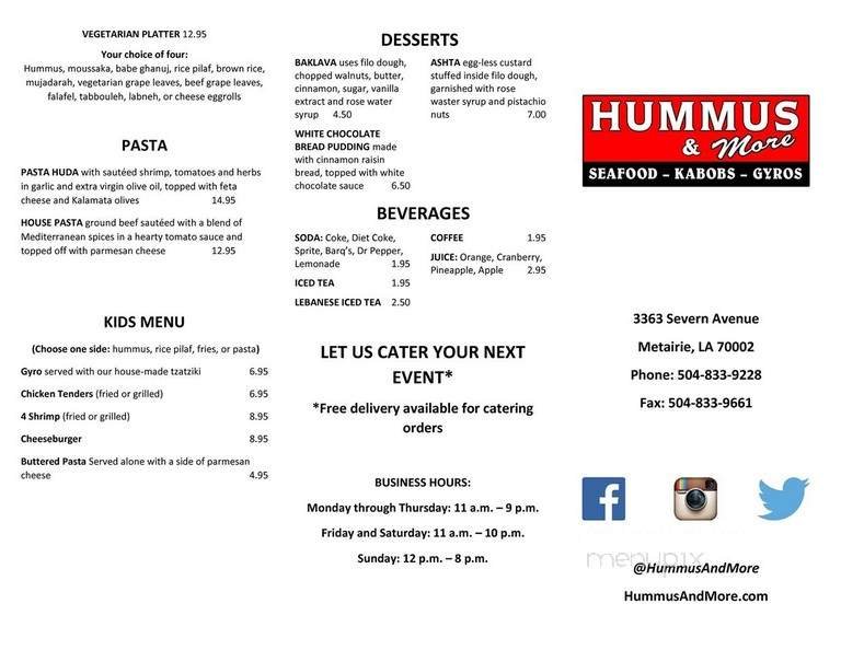 Menu page 2