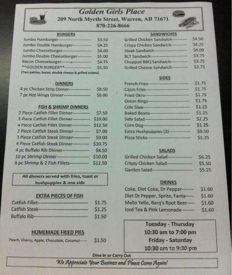 Menu page 2