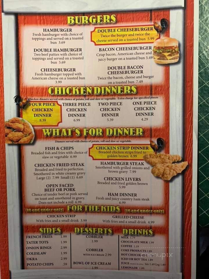 Menu page 2