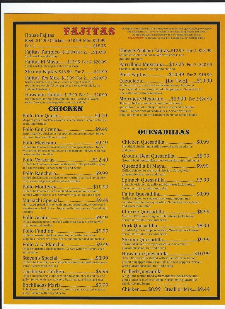 Menu page 4