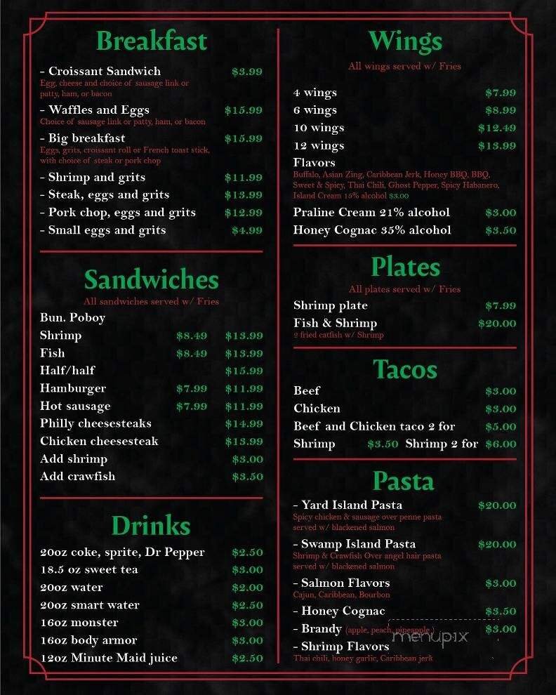 Menu page 2