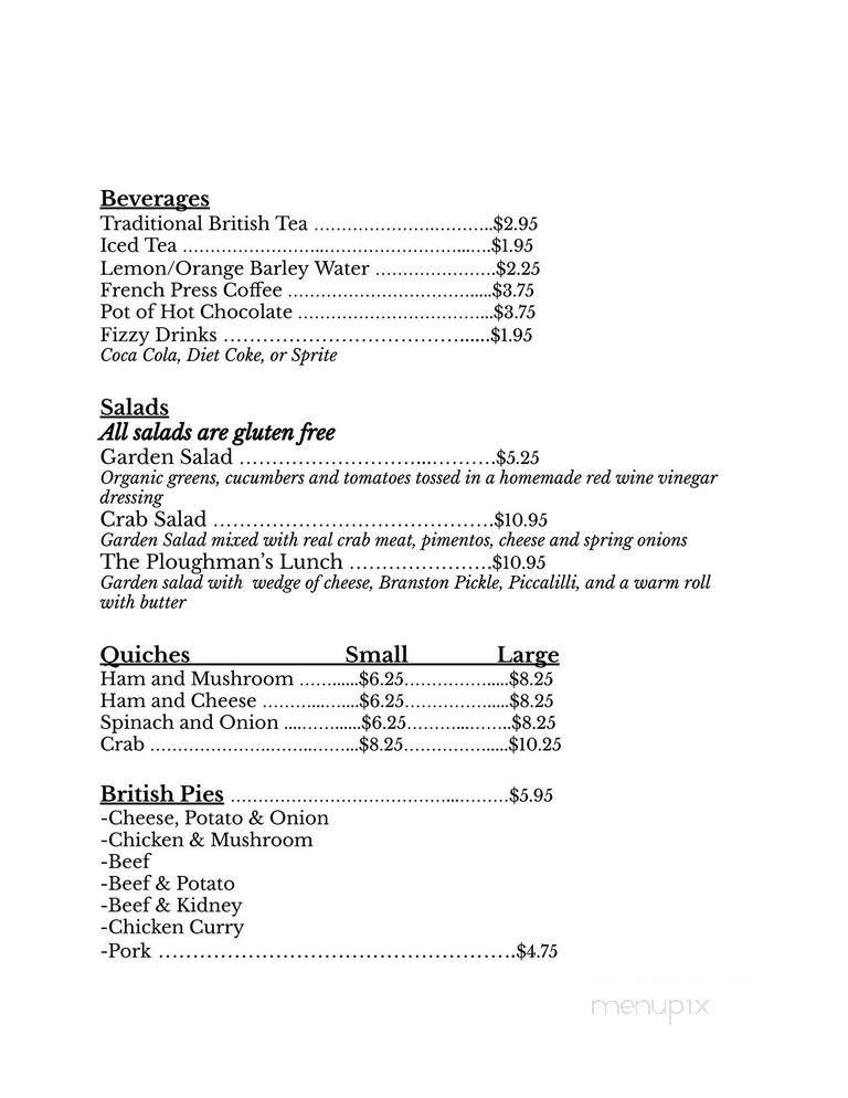 Menu page 2