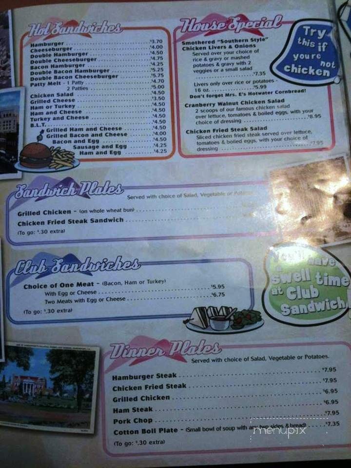 Menu page 2