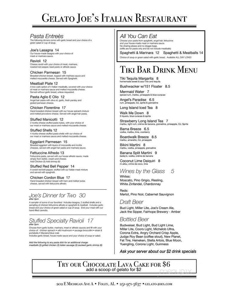 Menu page 2