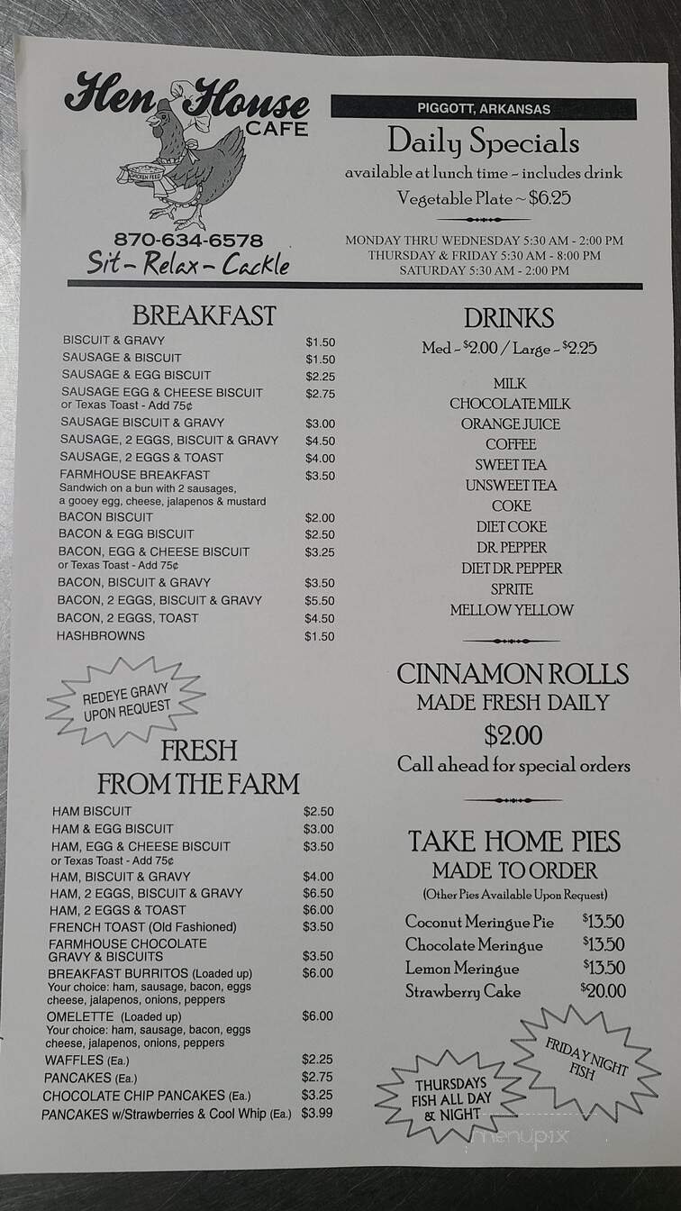 Menu page 2