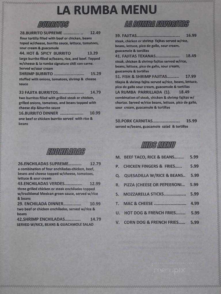 Menu page 2