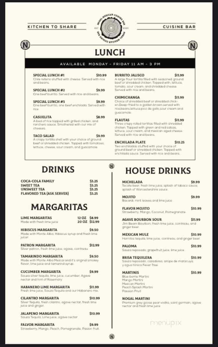 Menu page 2