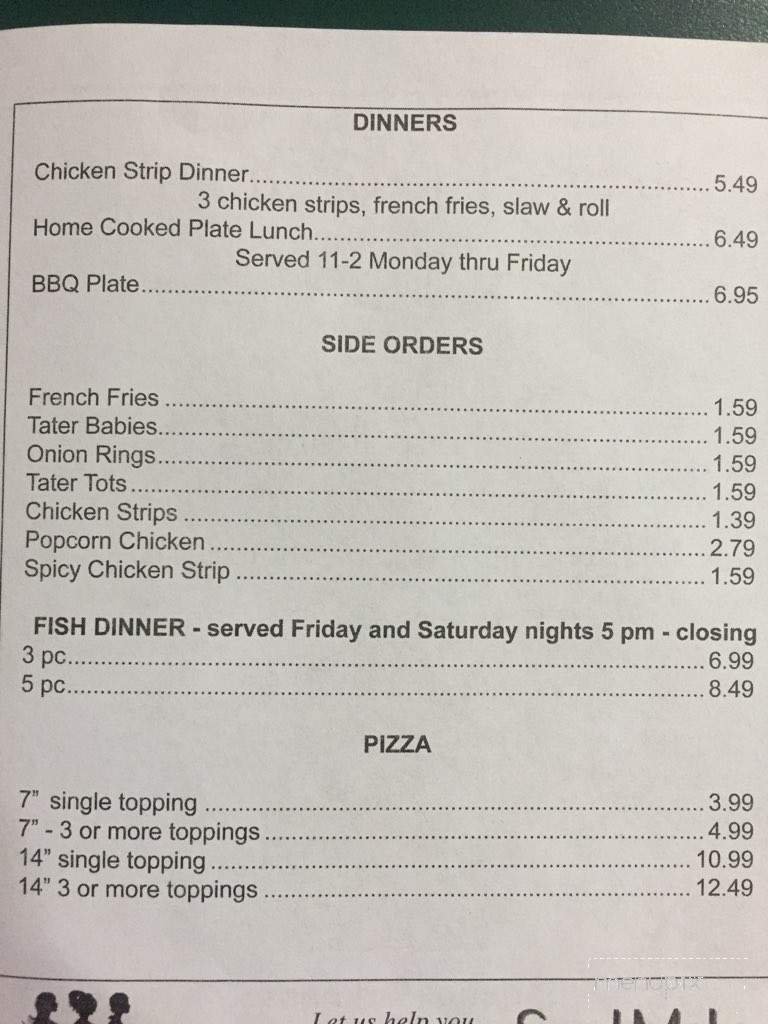Menu page 2