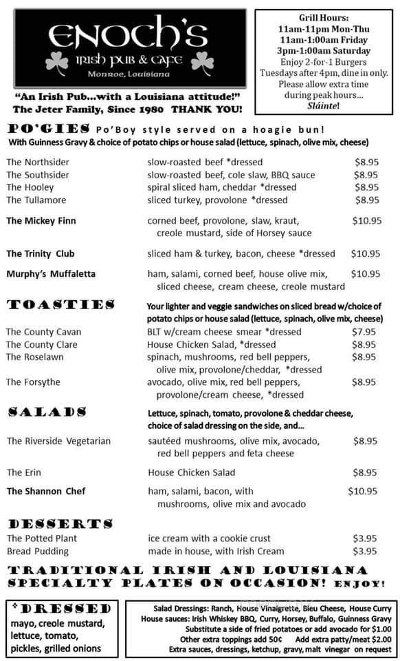 Menu page 2