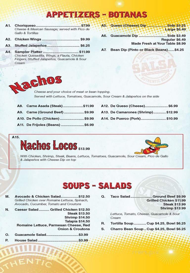 Menu page 2