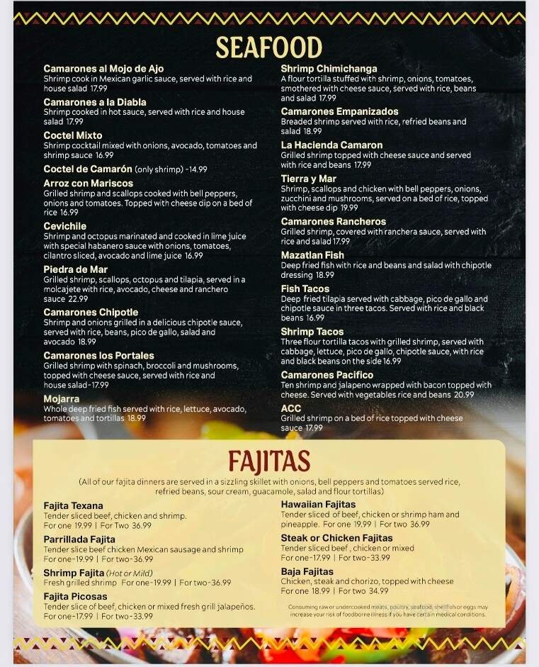 Menu page 2