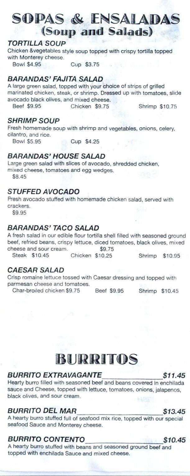 Menu page 2