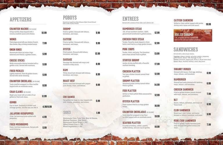 Menu page 1