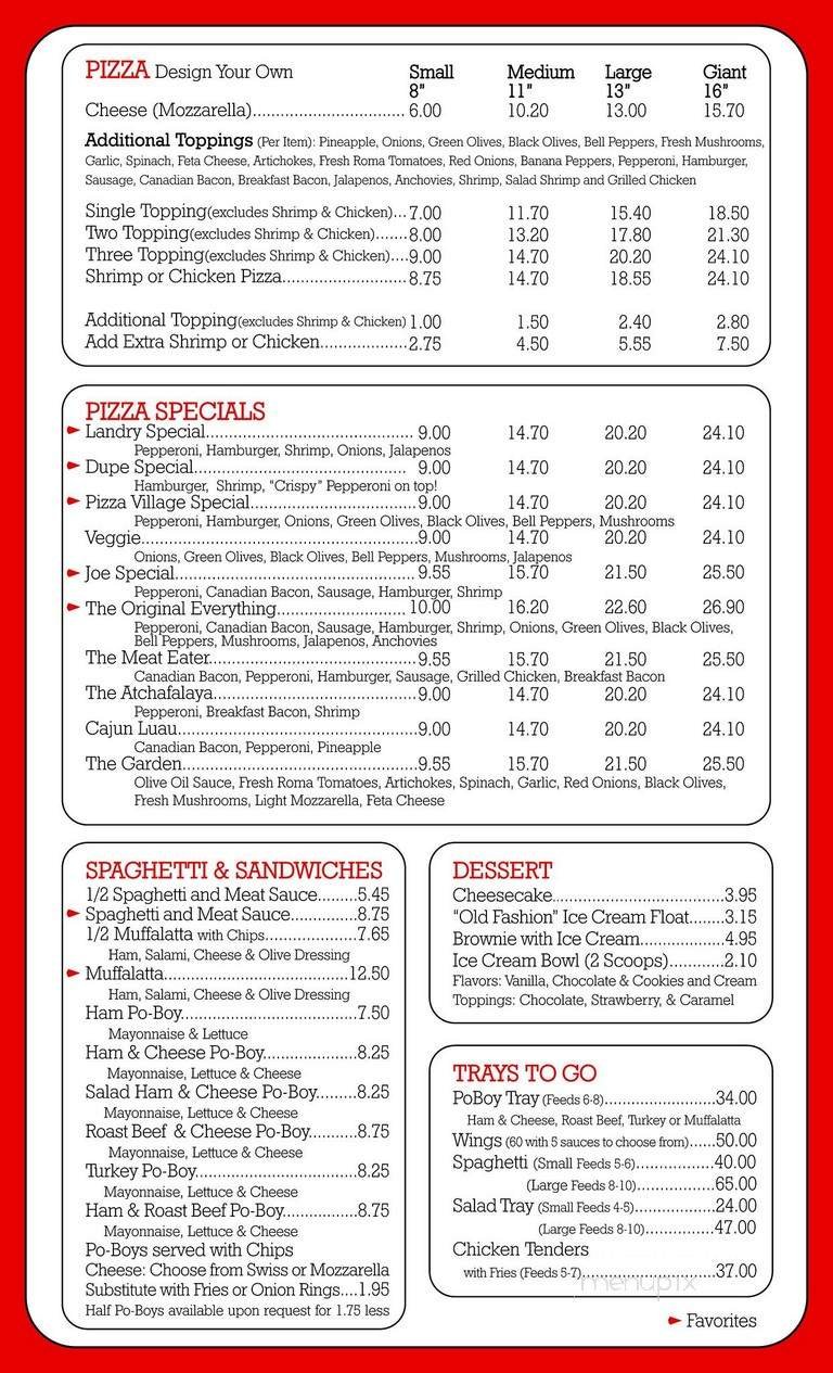 Menu page 2