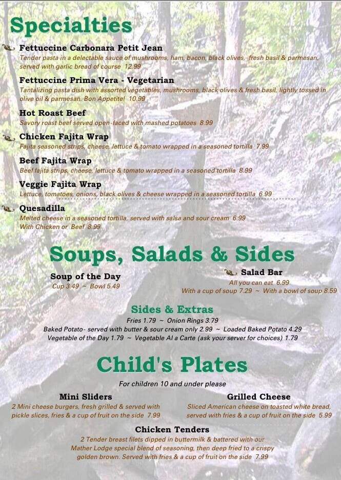 Menu page 4
