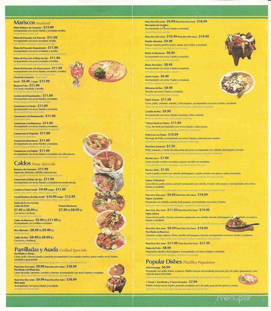 Menu page 3
