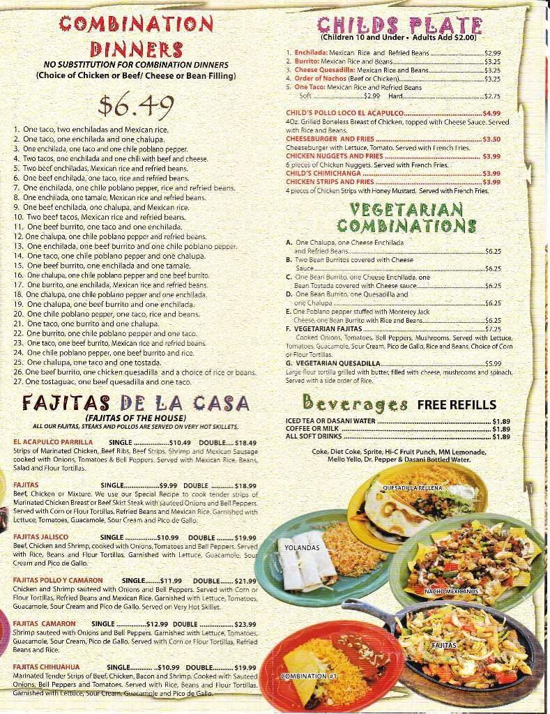 Menu page 3