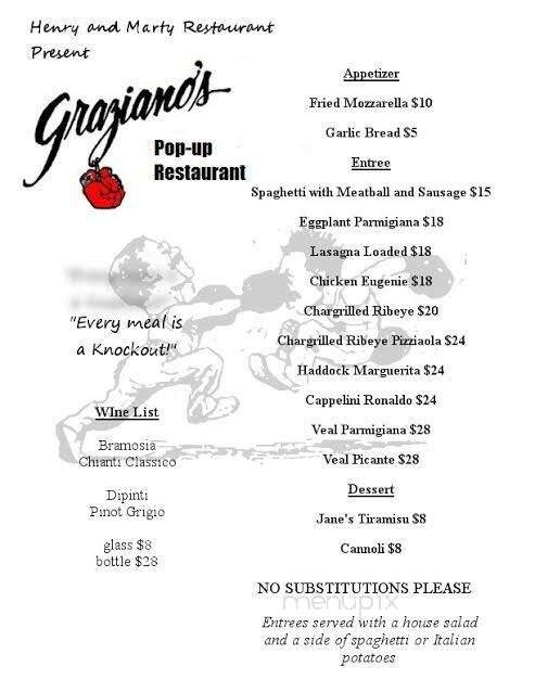 Menu page 1